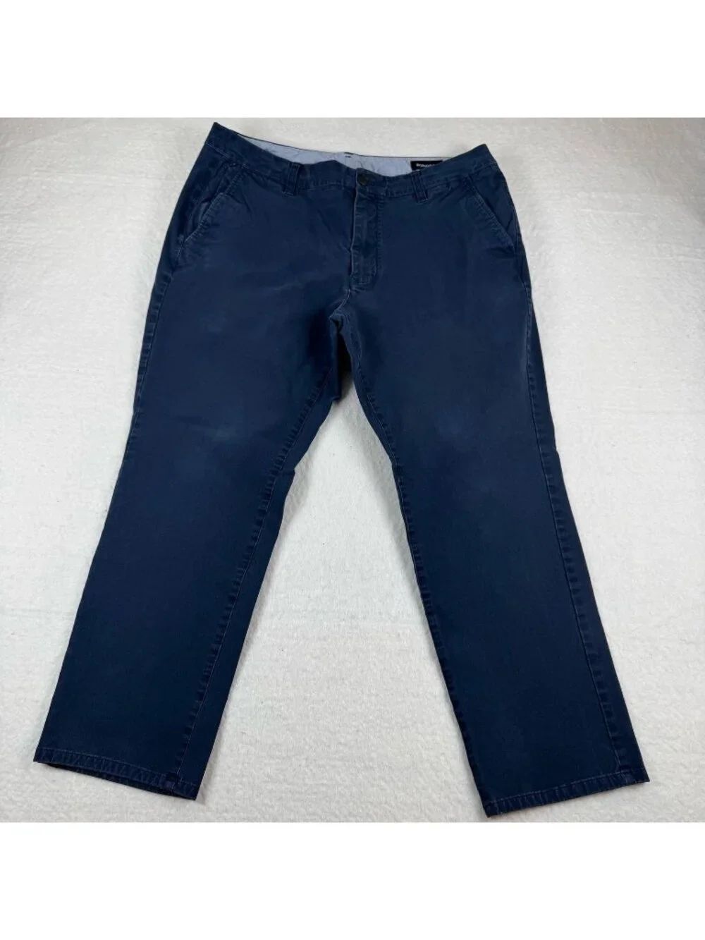 Bonobos Pants Mens Size 36x28 Blue Chino Slim Flat Front Business Casual